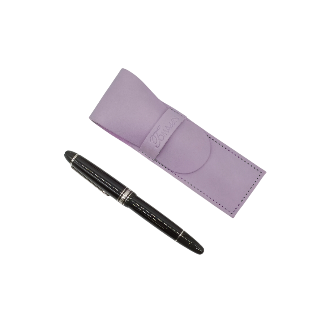 Astuccio/custodia/portapenne In Pelle Nera. Doppia Penna - Foto 7