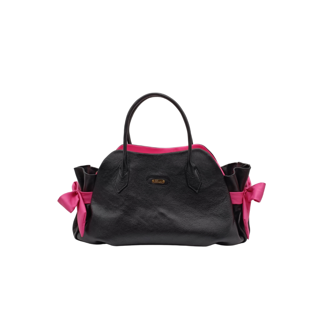 Borsa in pelle CHICCA black e big babol – Tomassini