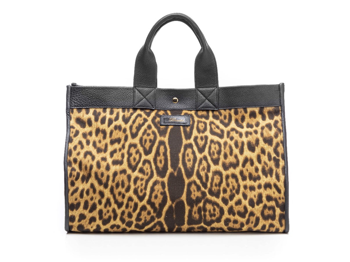 Borsa MARIASOLE in tessuto di cotone maculata โ Tomassini