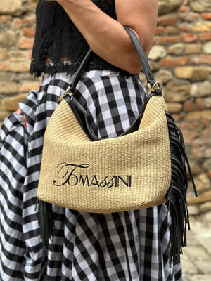 Borsa in tessuto RIMINI nero