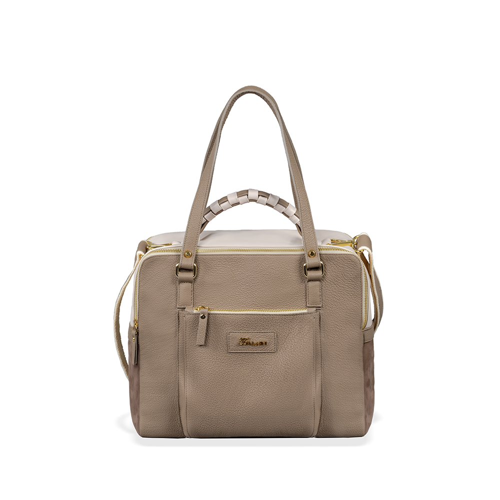 
                      
                        Borsa in pelle MIRANDA Taupe
                      
                    