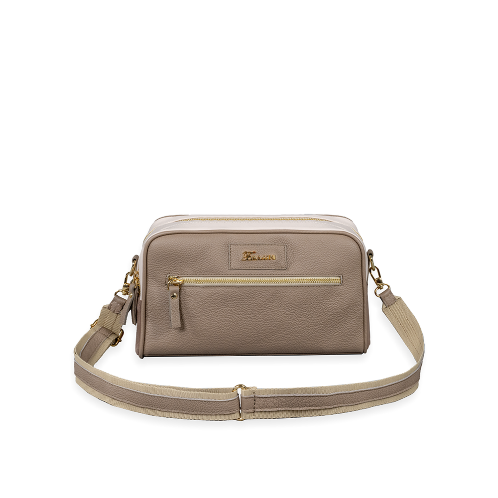 Borsa in pelle LETIZIA Taupe