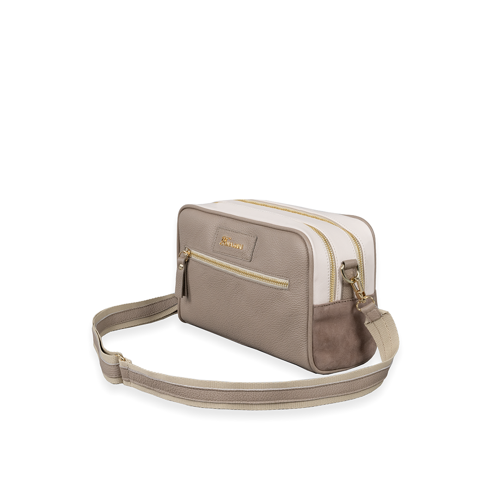 Borsa in pelle LETIZIA Taupe