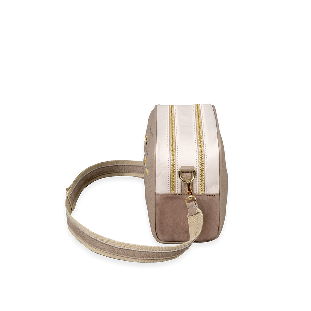 
                      
                        Borsa in pelle LETIZIA Taupe
                      
                    