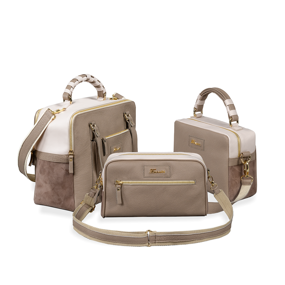 
                      
                        Borsa in pelle LETIZIA Taupe
                      
                    