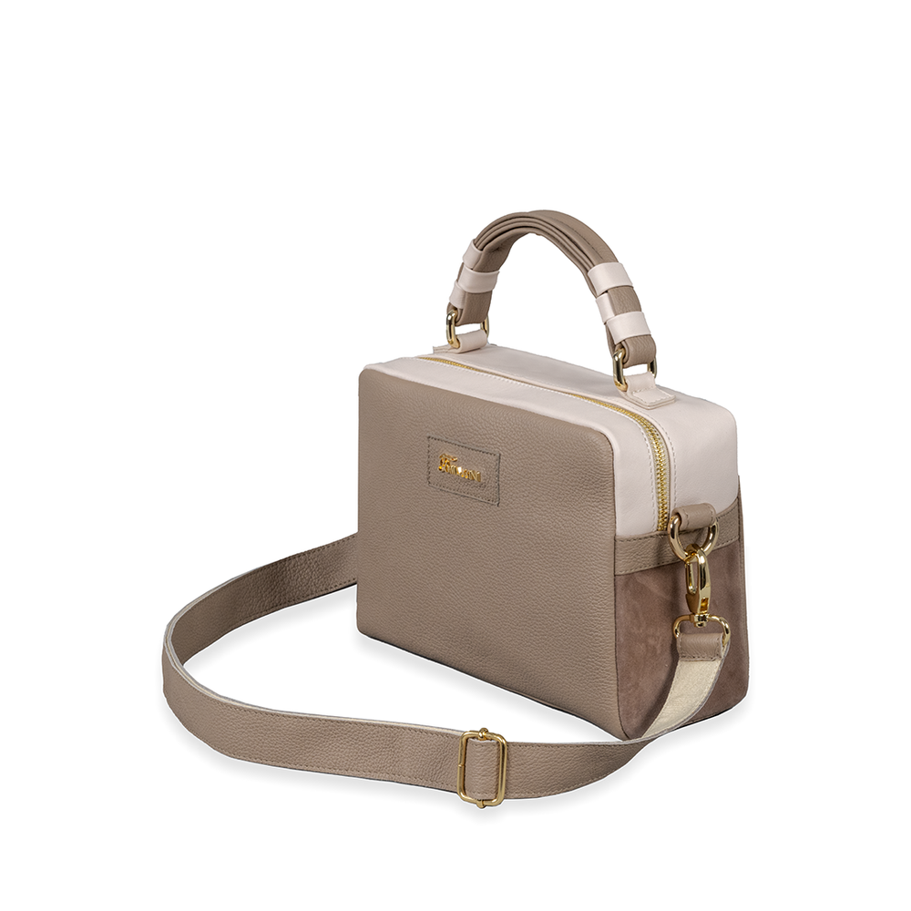 
                      
                        Borsa in pelle GRACE Taupe
                      
                    