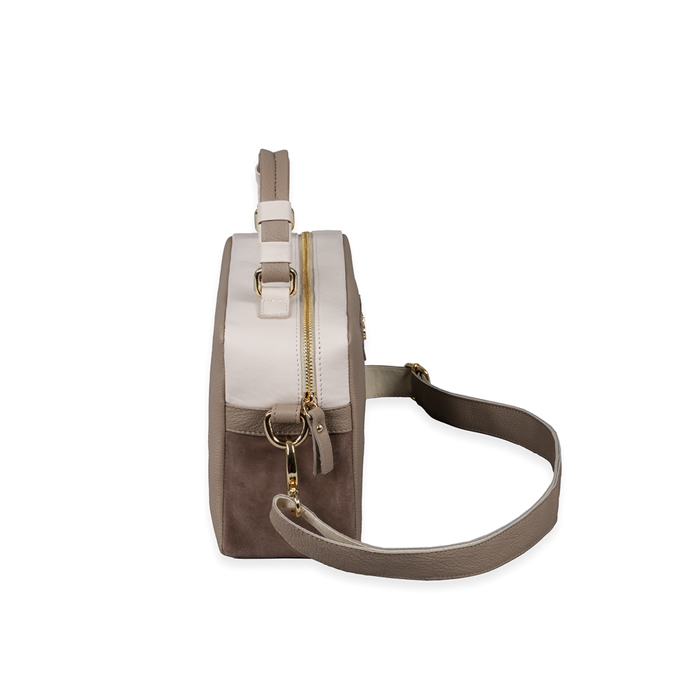 
                      
                        Borsa in pelle GRACE Taupe
                      
                    