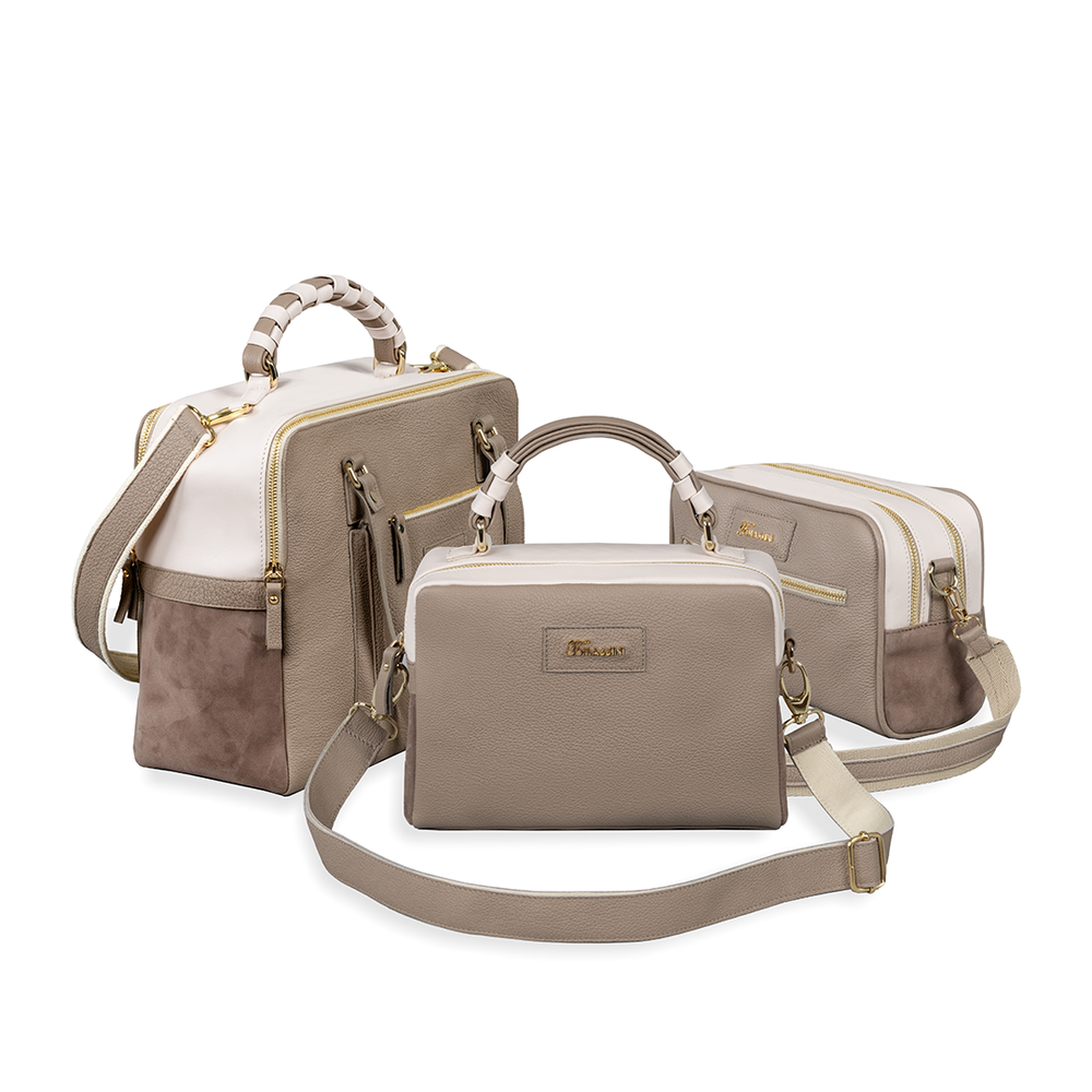 
                      
                        Borsa in pelle GRACE Taupe
                      
                    