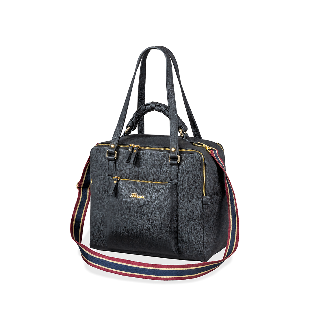Borsa in pelle MIRANDA Nero
