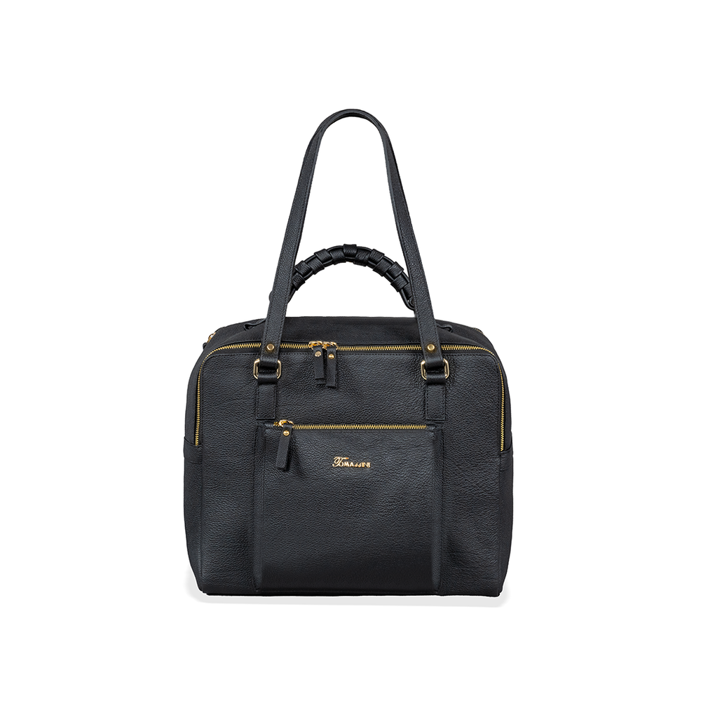 Borsa in pelle MIRANDA Nero