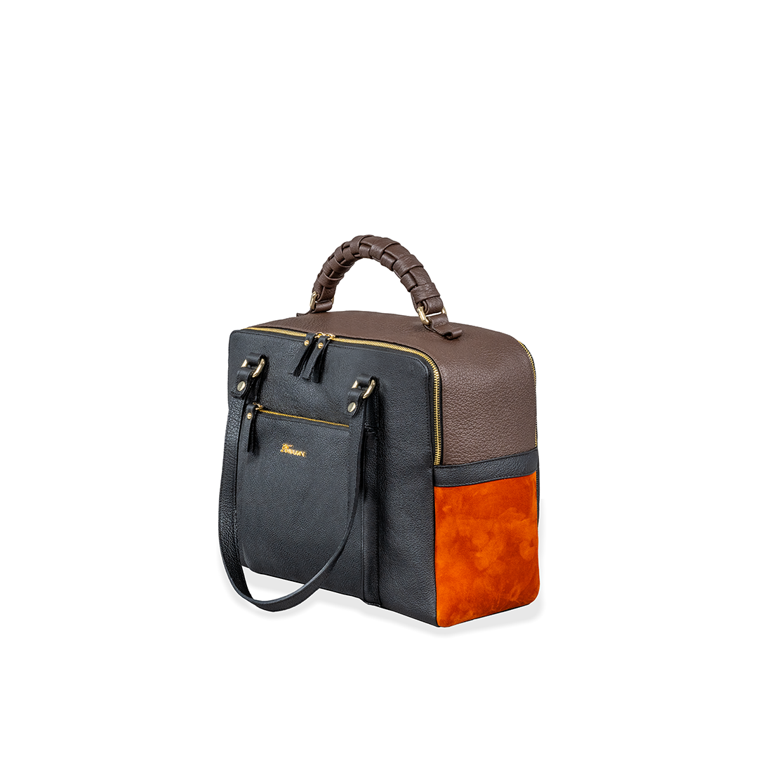 Borsa in pelle MIRANDA Vulcano
