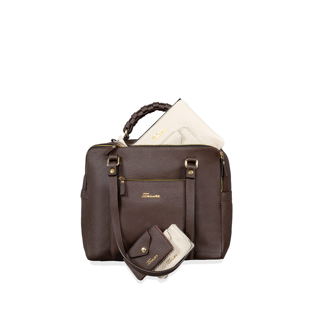 
                      
                        Borsa in pelle MIRANDA Cioccolato
                      
                    