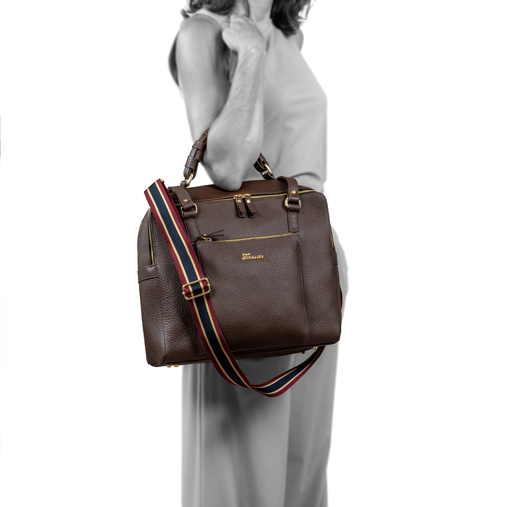 
                      
                        Borsa in pelle MIRANDA Cioccolato
                      
                    