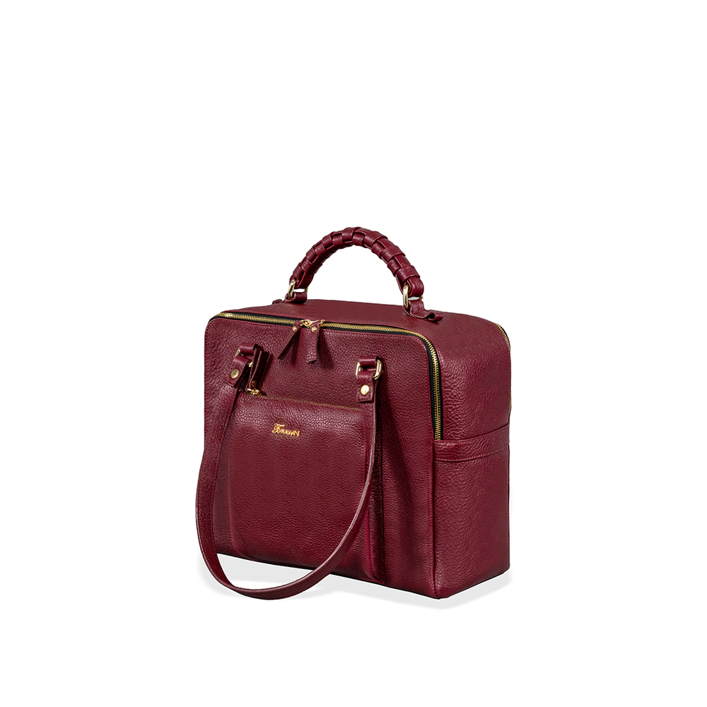 
                      
                        Borsa in pelle MIRANDA Borgogna
                      
                    