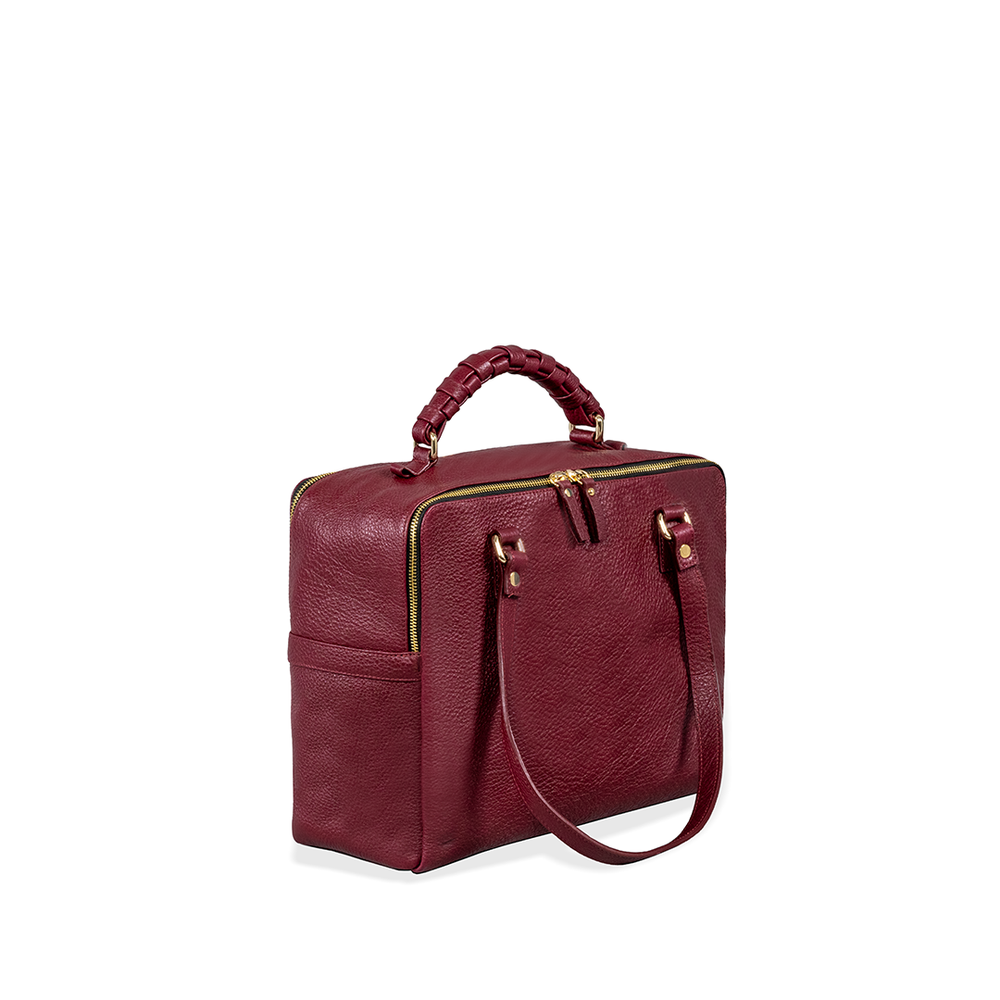 
                      
                        Borsa in pelle MIRANDA Borgogna
                      
                    