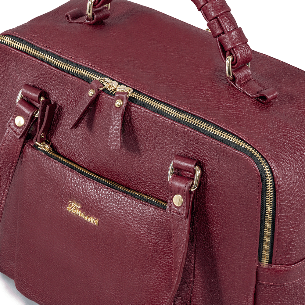 
                      
                        Borsa in pelle MIRANDA Borgogna
                      
                    