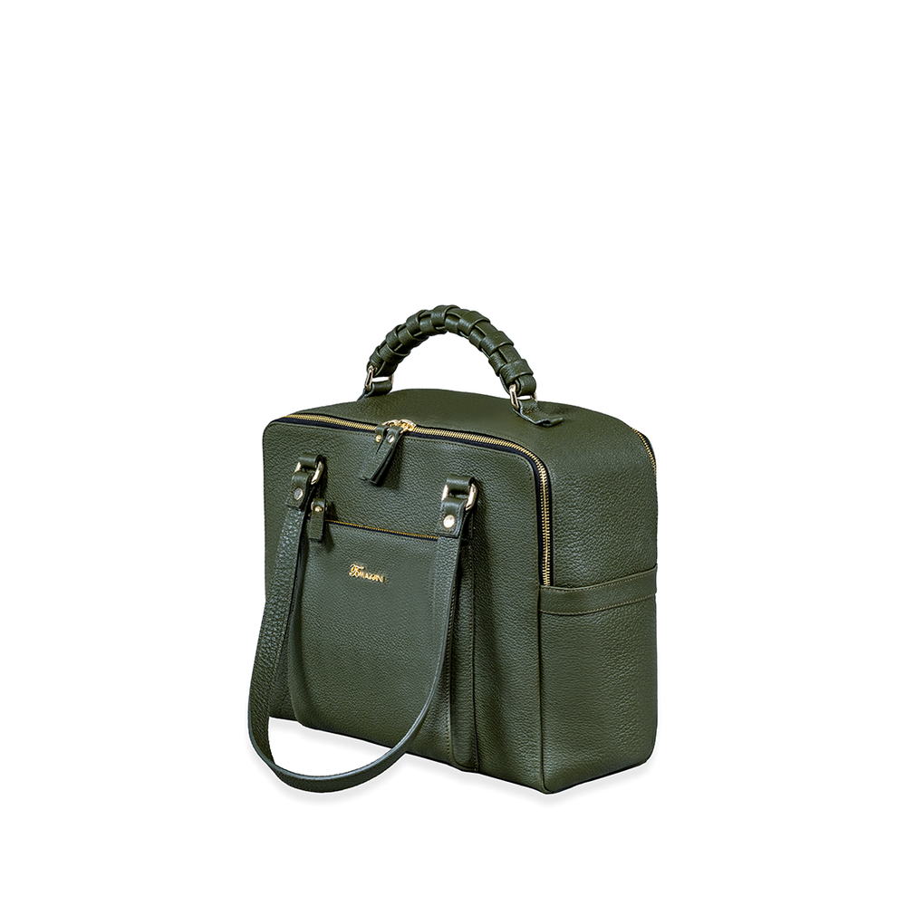 
                      
                        Borsa in pelle MIRANDA Verde Oliva
                      
                    