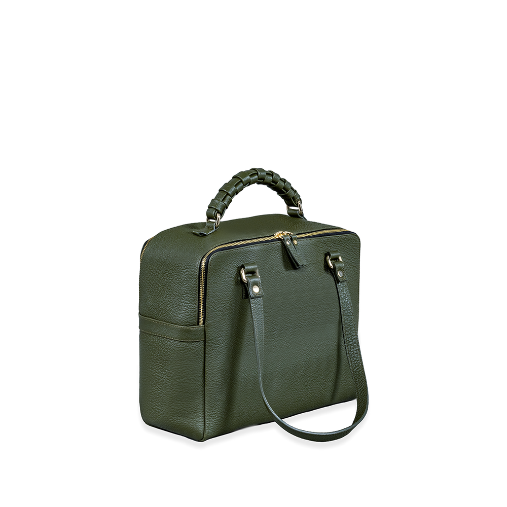 
                      
                        Borsa in pelle MIRANDA Verde Oliva
                      
                    