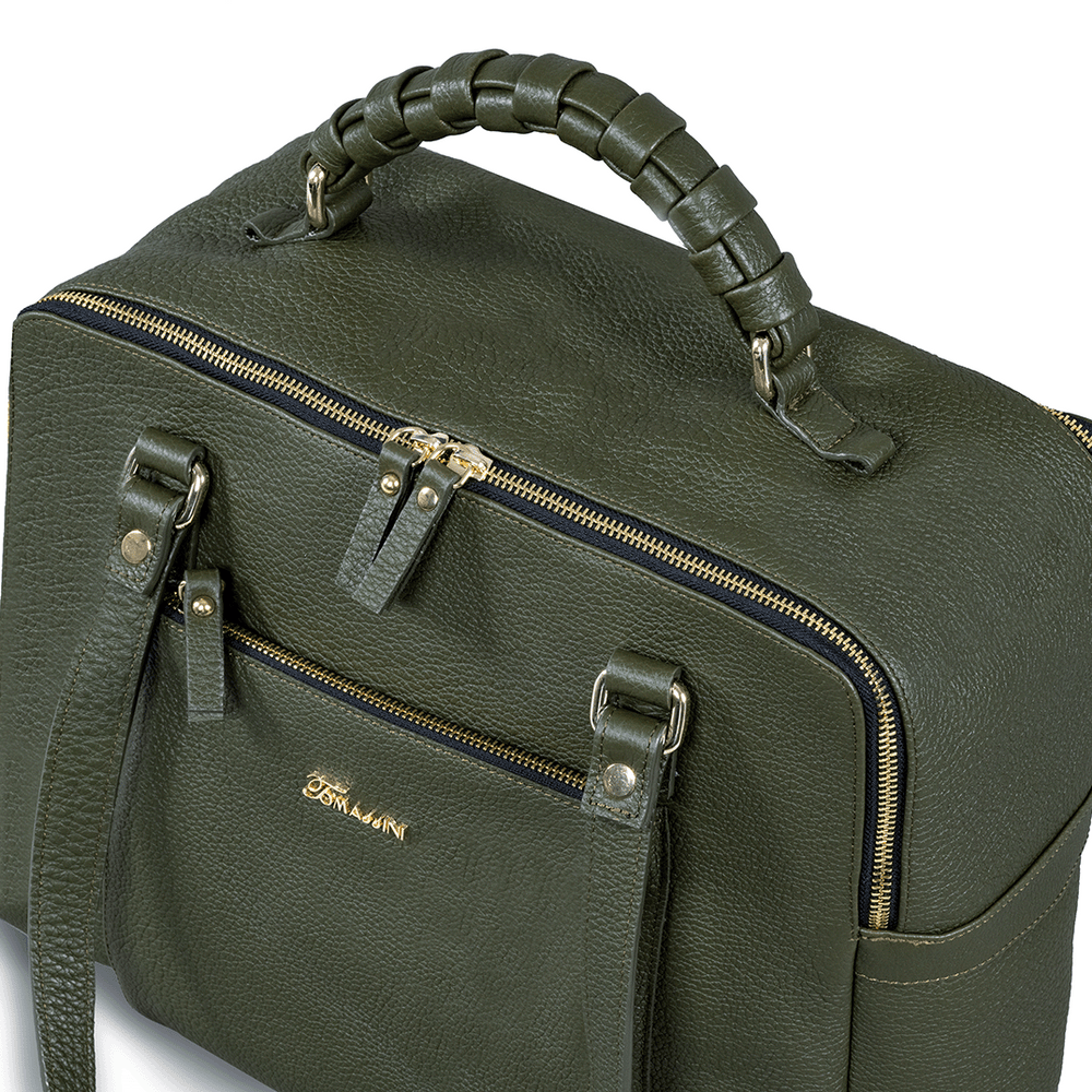 
                      
                        Borsa in pelle MIRANDA Verde Oliva
                      
                    