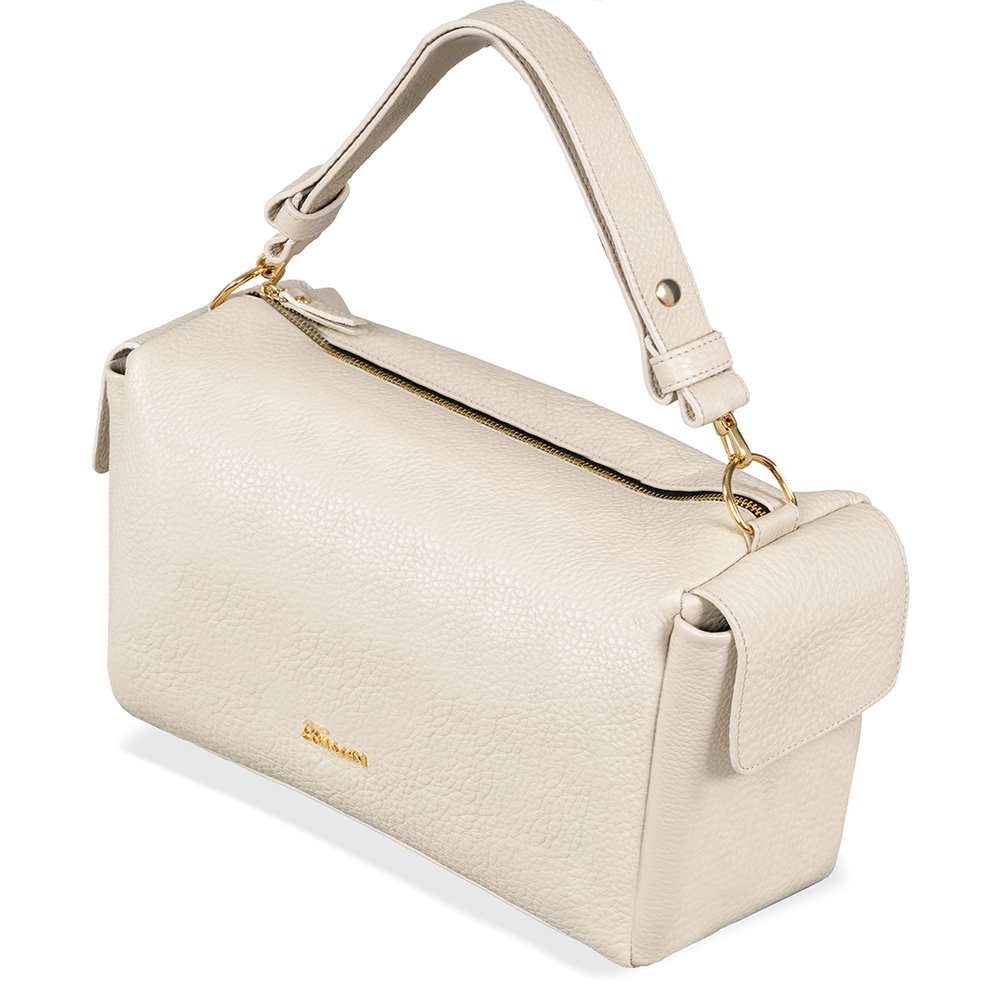 
                      
                        Borsa in pelle LIDIA gesso
                      
                    