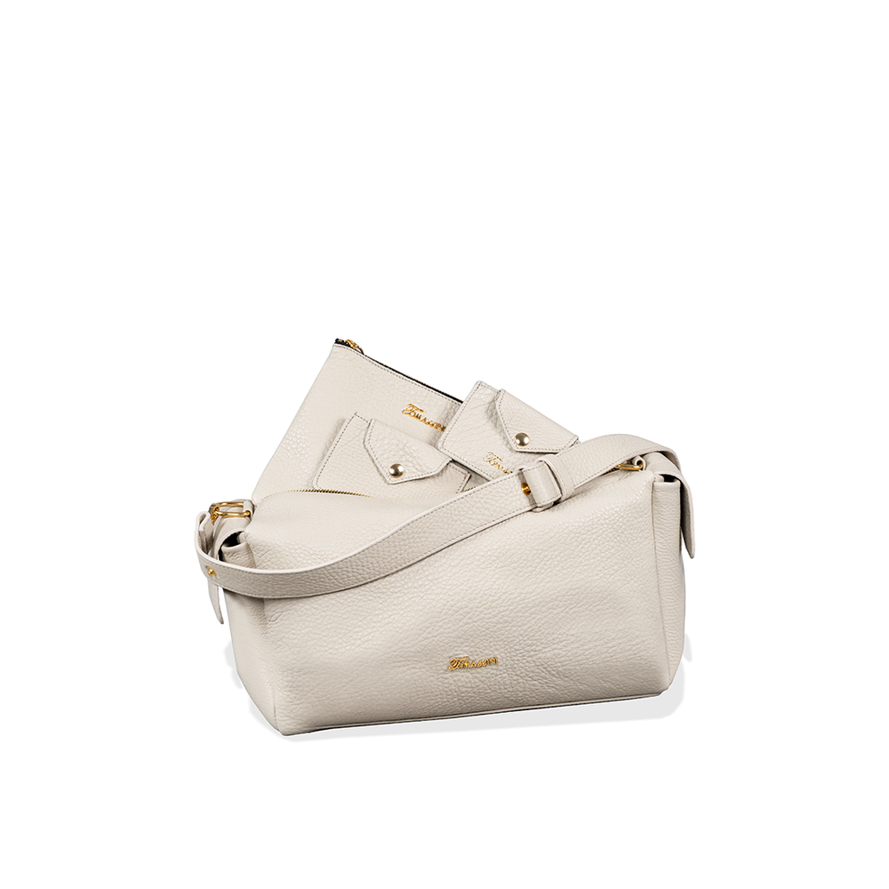 
                      
                        Borsa in pelle LIDIA gesso
                      
                    