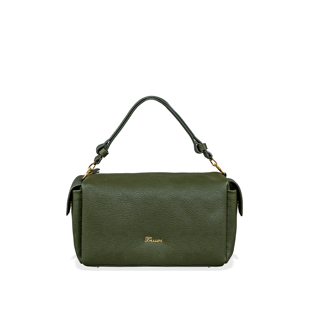 Borsa in pelle LIDIA Verde OLIVA