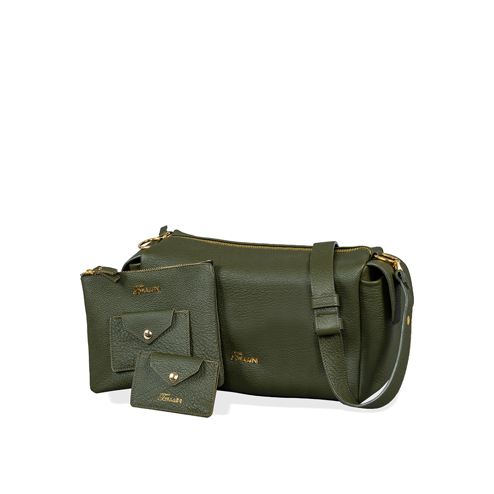 
                      
                        Borsa in pelle LIDIA Verde OLIVA
                      
                    