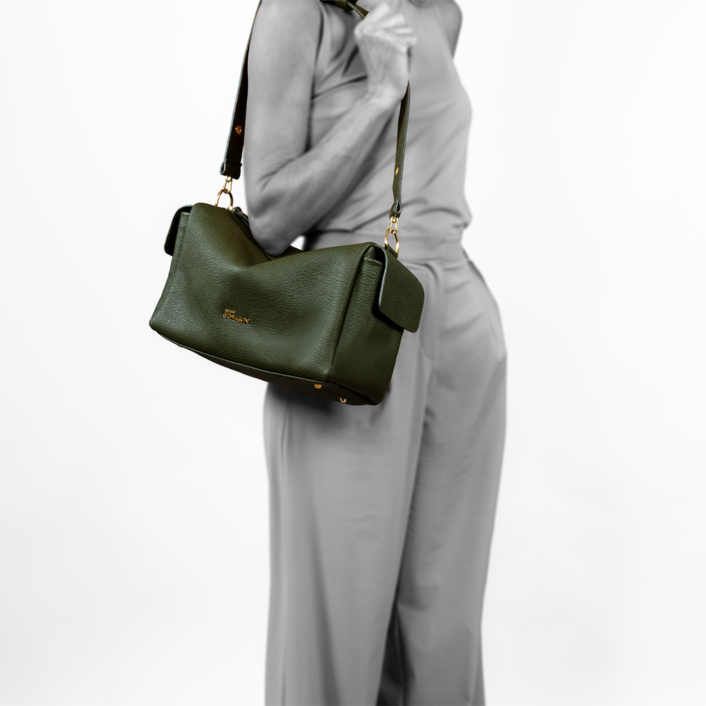 
                      
                        Borsa in pelle LIDIA Verde OLIVA
                      
                    