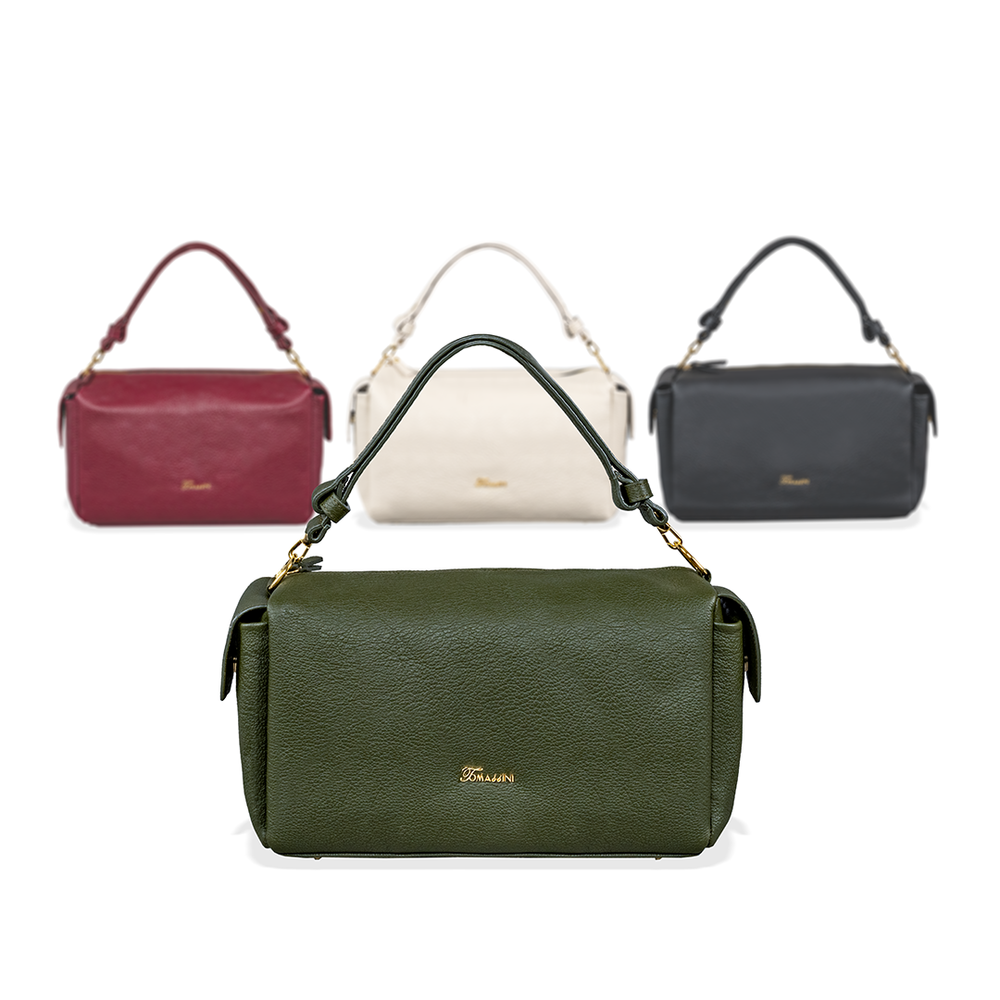 
                      
                        Borsa in pelle LIDIA Verde OLIVA
                      
                    