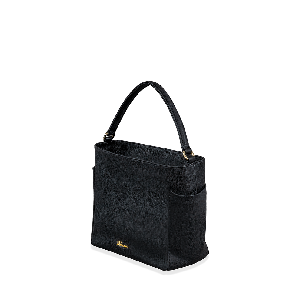 Borsa in pelle TEA Nero