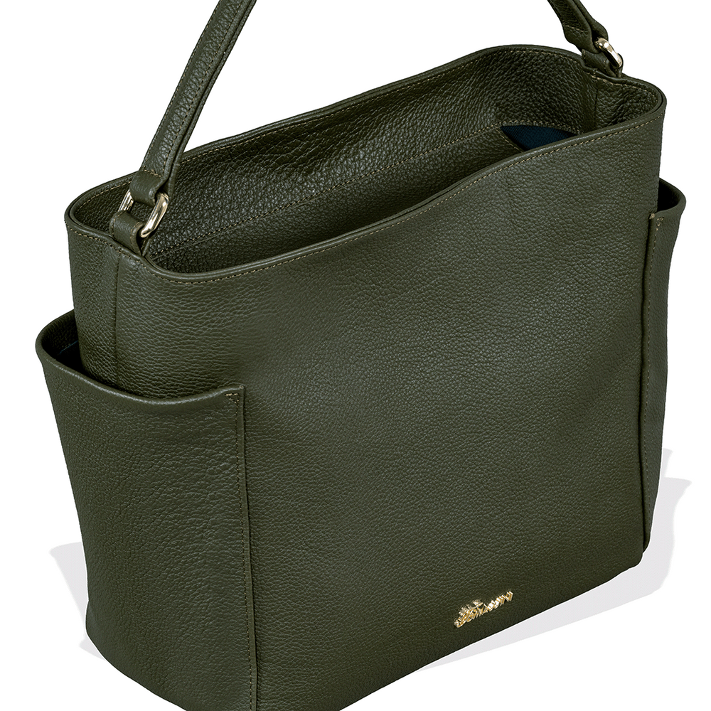 
                      
                        Borsa in pelle TEA Verde Oliva
                      
                    