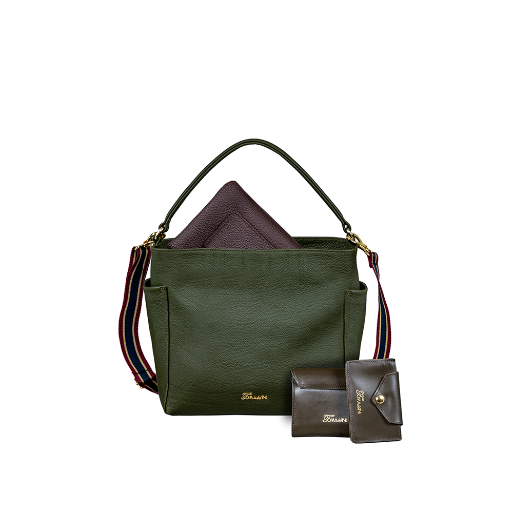 
                      
                        Borsa in pelle TEA Verde Oliva
                      
                    