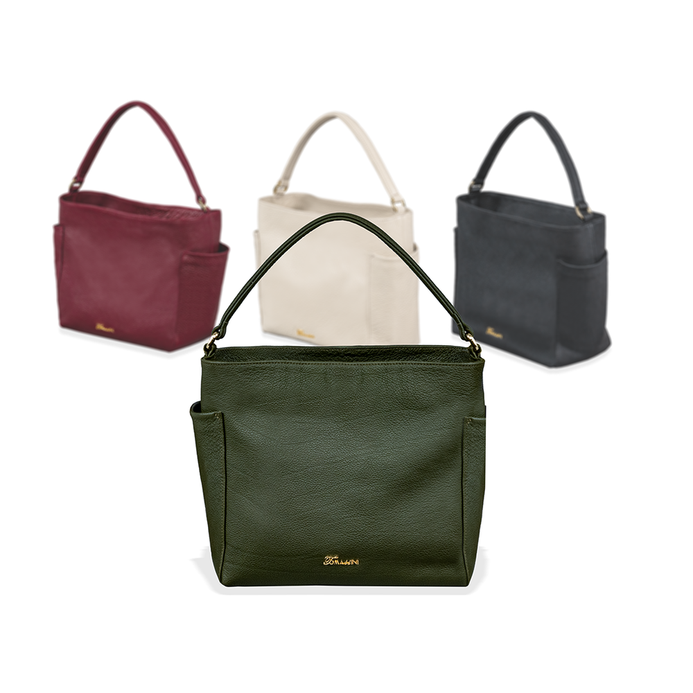 
                      
                        Borsa in pelle TEA Verde Oliva
                      
                    