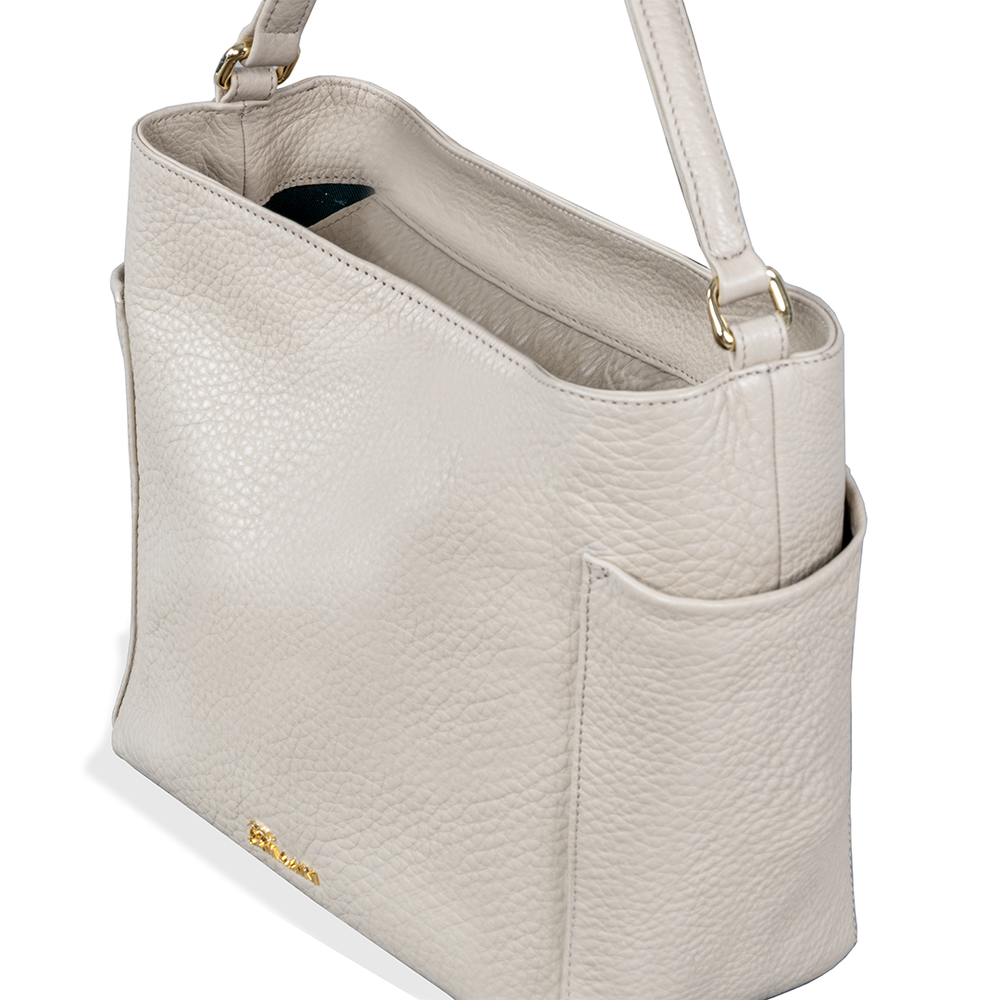 
                      
                        Borsa in pelle TEA Gesso
                      
                    