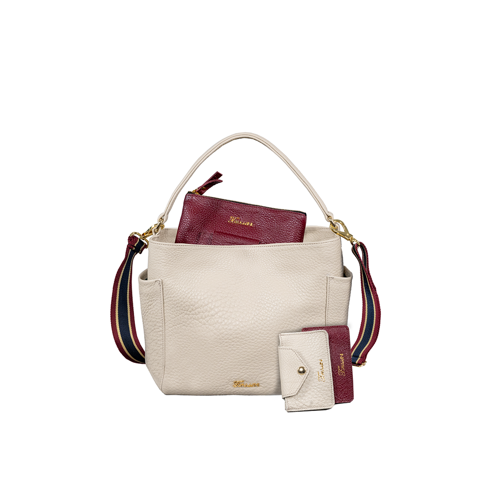 
                      
                        Borsa in pelle TEA Gesso
                      
                    