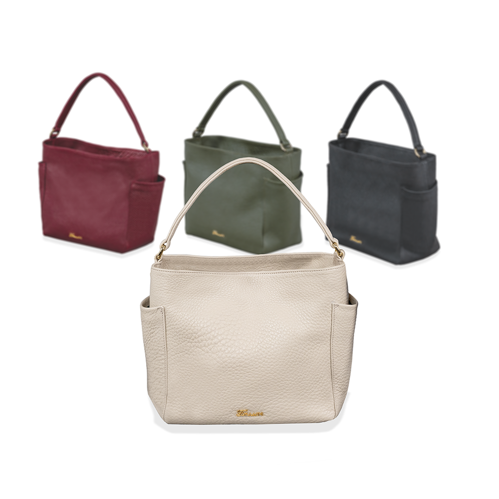 
                      
                        Borsa in pelle TEA Gesso
                      
                    