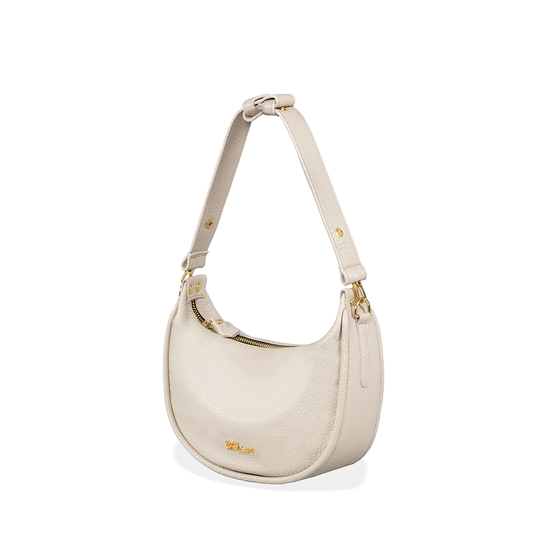 Borsa in pelle LISETTA Gesso