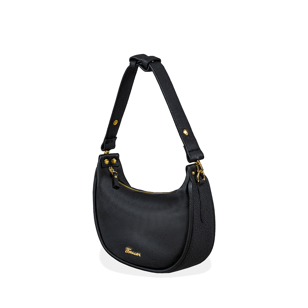 Borsa in pelle LISETTA Nero