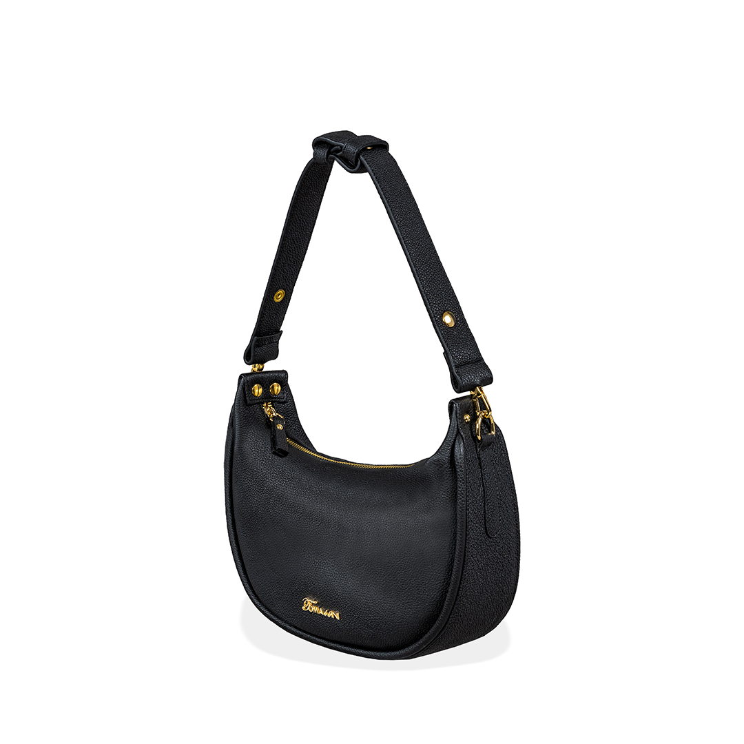 Borsa in pelle LISETTA Nero