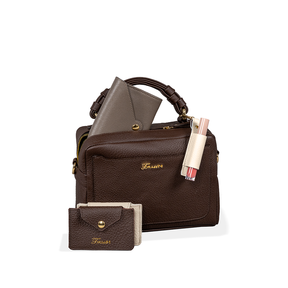 
                      
                        Borsa in pelle GILDA Cioccolato
                      
                    