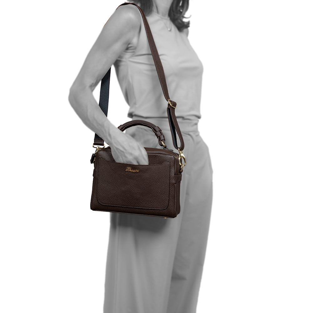 
                      
                        Borsa in pelle GILDA Cioccolato
                      
                    