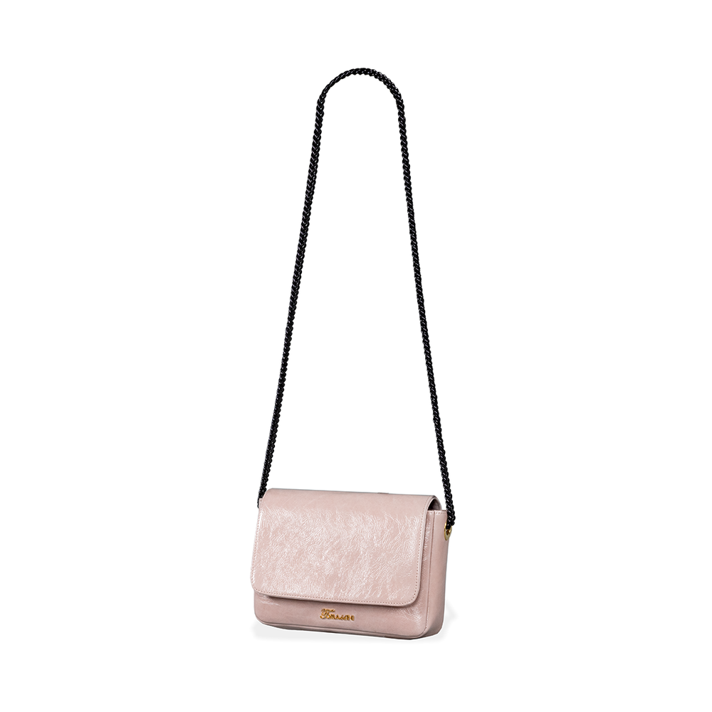 OFELIA borsetta in pelle Quarzo rosa