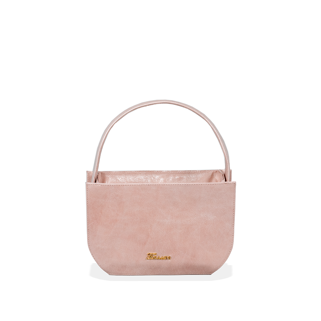 Borsa in pelle MATI Quarzo Rosa