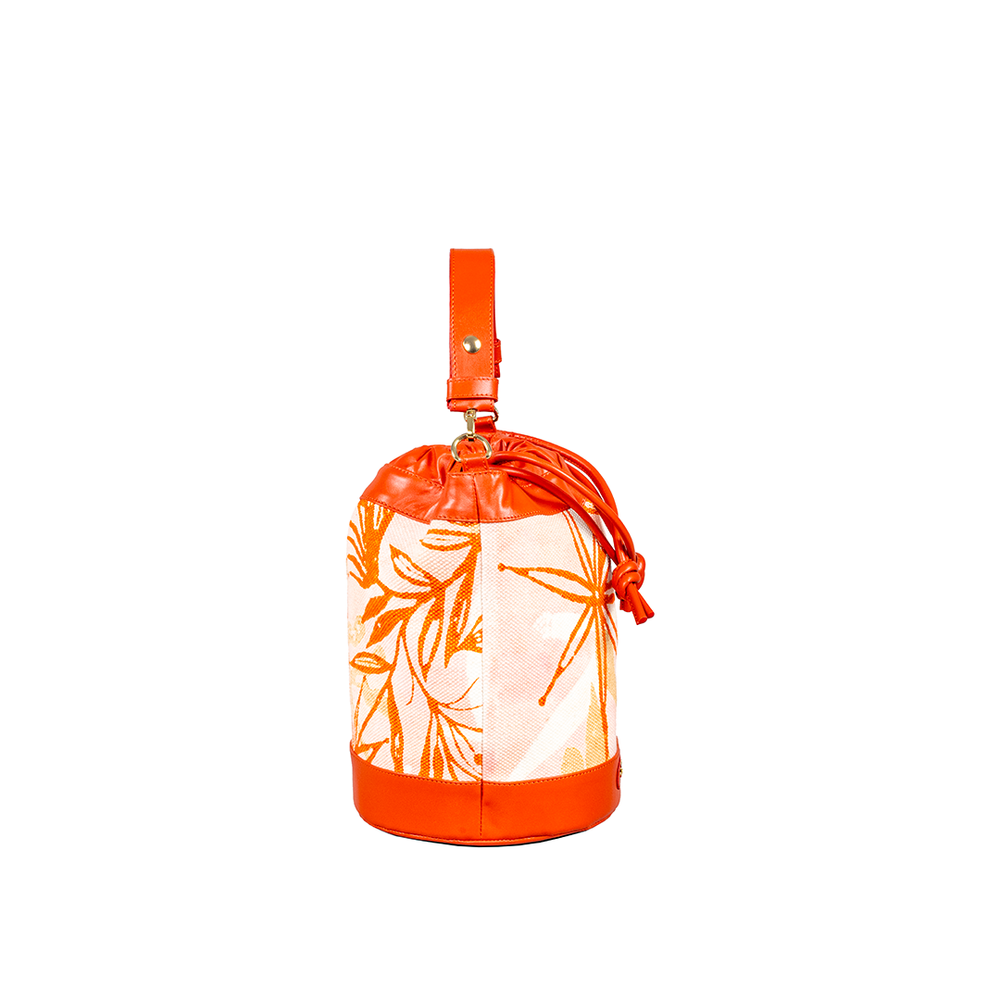 Secchiello in tessuto NICKY ORANGE