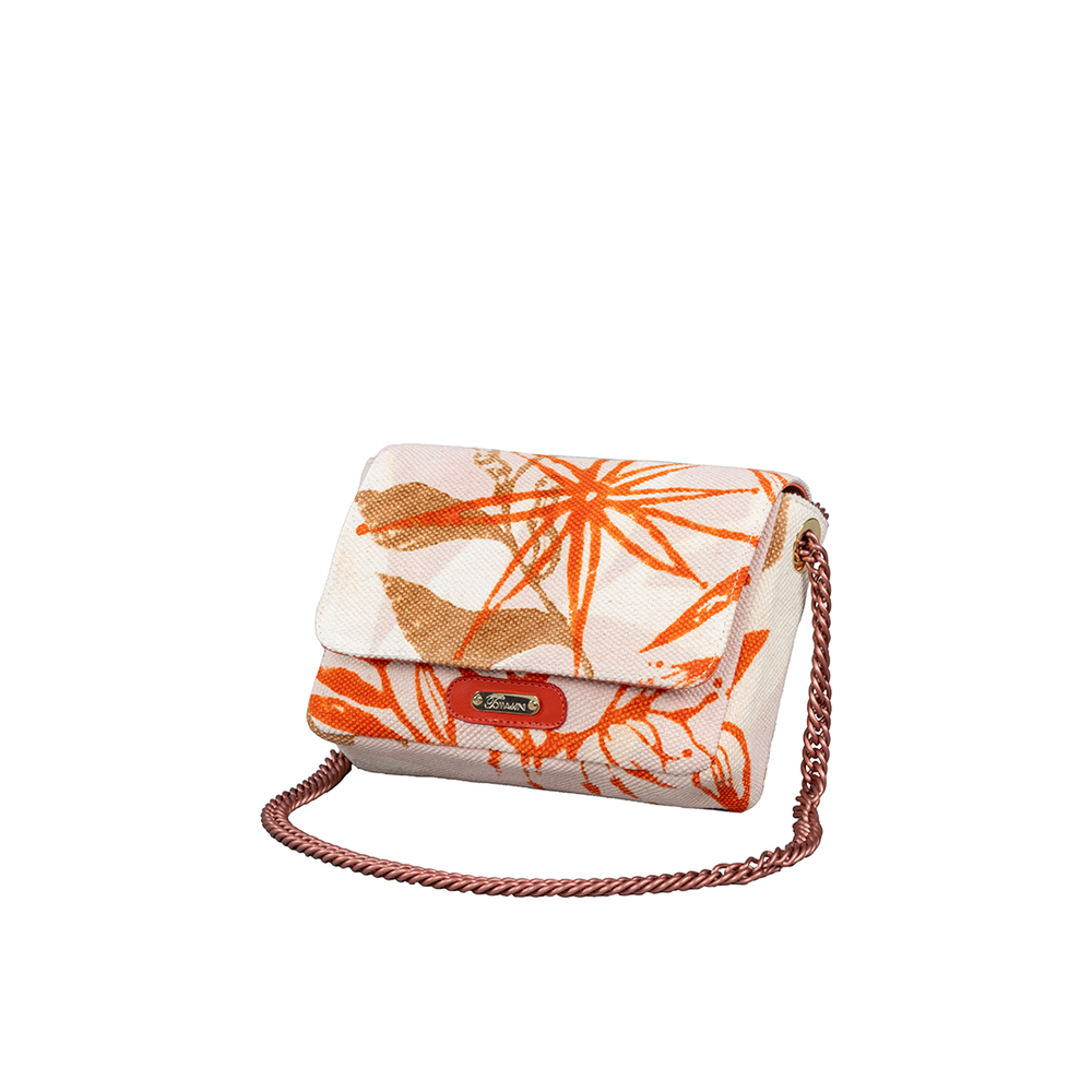 OFELIA borsetta in tessuto ORANGE
