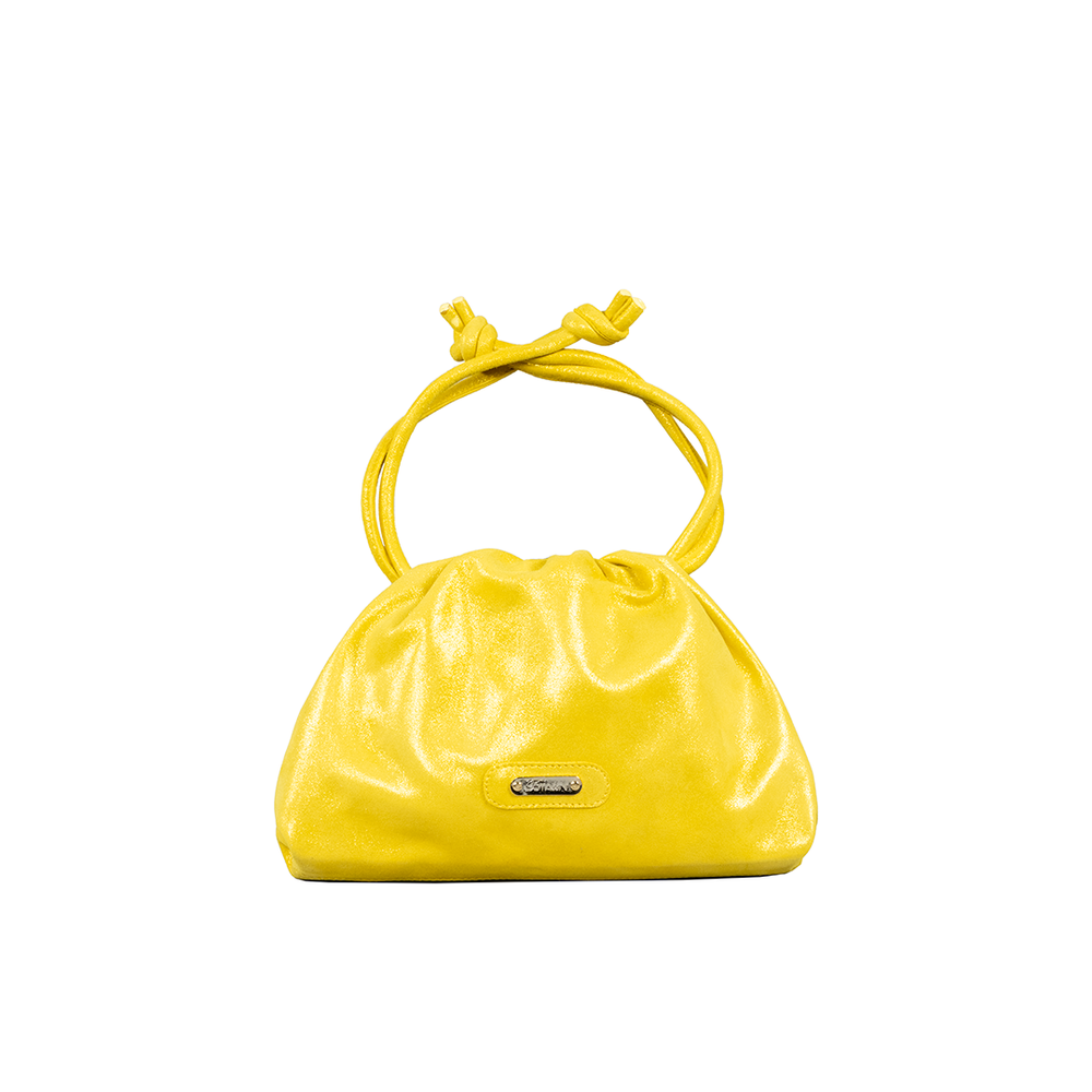 Borsa in pelle FILIPPA giallo LAME'