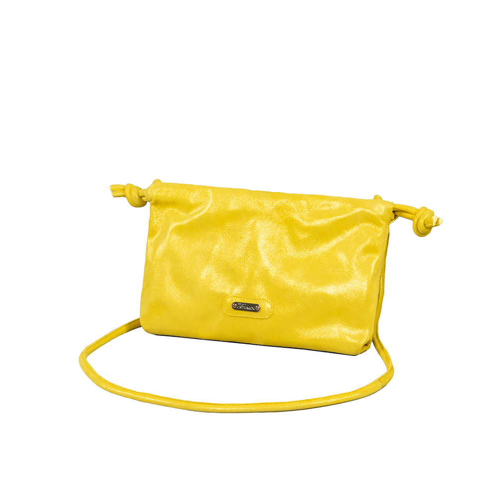 Borsa in pelle FILIPPA giallo LAME'