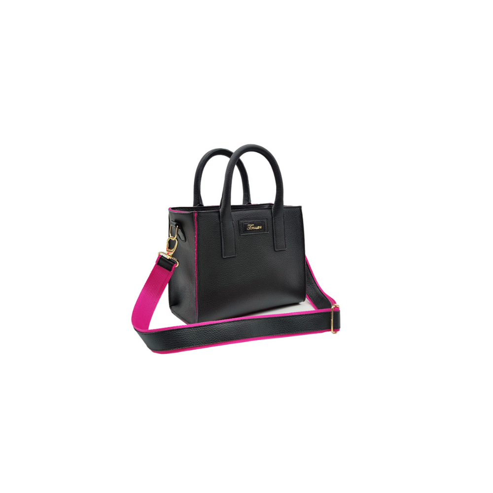 Borsa in pelle GINEVRA nero