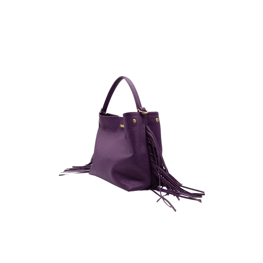 Borsa in pelle EMMA violet