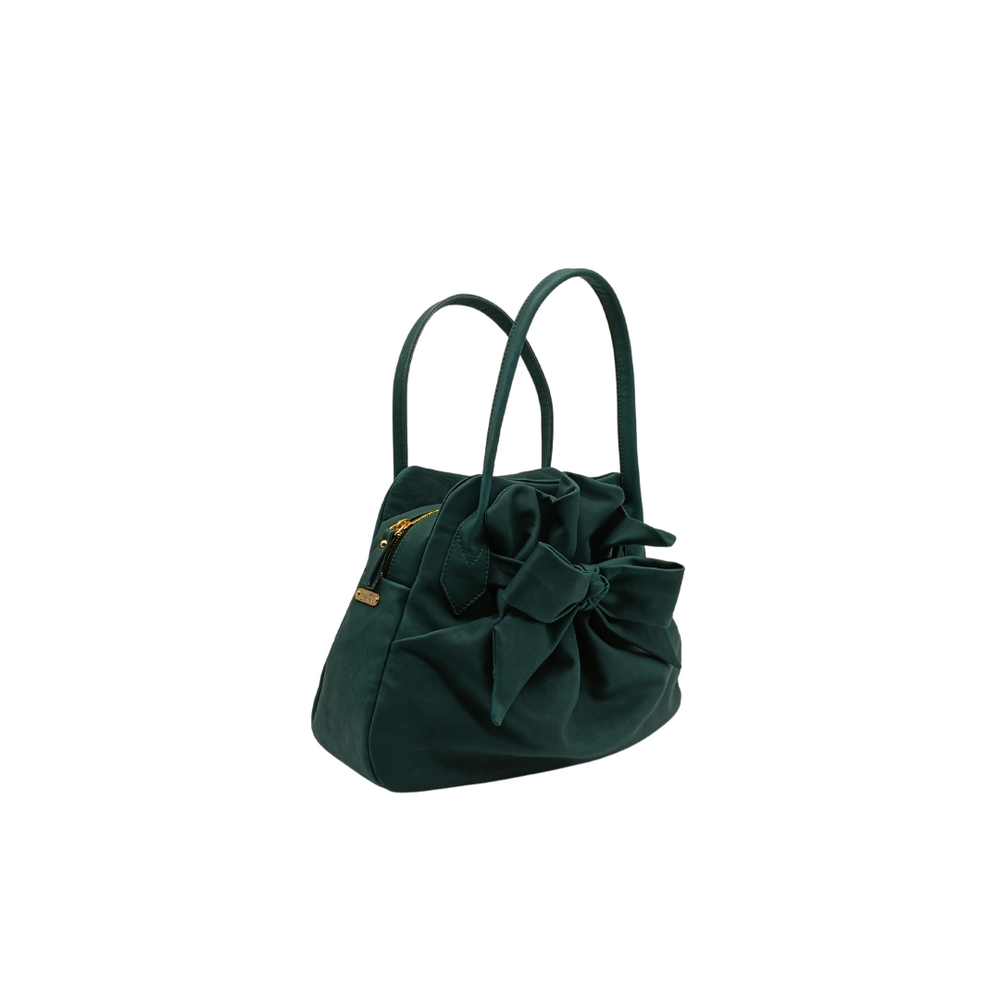 Borsa in pelle ROXY verde abete